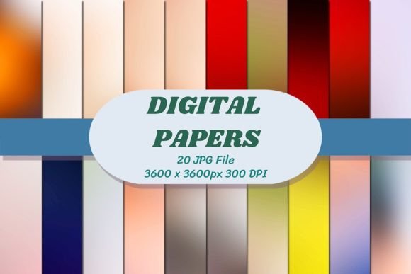 Gradient 21 Background Digital Papers: A Versatile Tool for Modern Creators