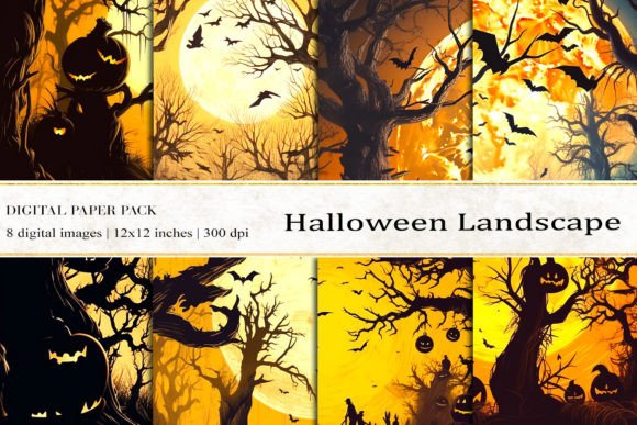 Transform Your Creativity with Halloween Landscape Digital Papers: A Complete Guide to Watercolor AI Art