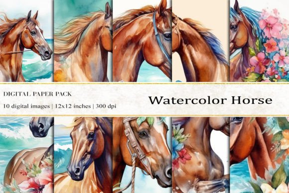 Watercolor Horse Digital Papers: A Practical Review for Creative Professionals